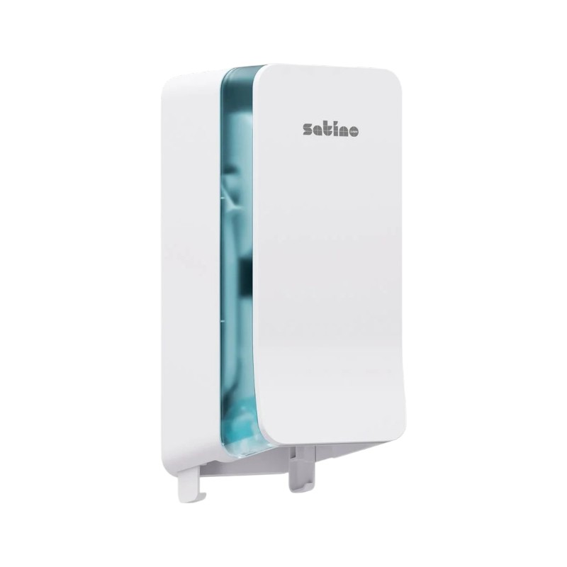 Distributeur papier toilette - double rouleau - blanc (JT3)